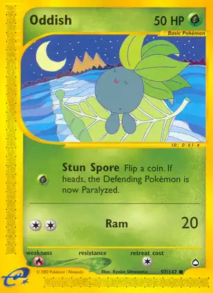 Oddish 97/147 Aquapolis