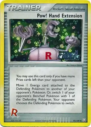 Pow! Hand Extension 85/109 EX Team Rocket Returns