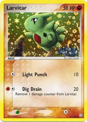 Larvitar 63/109 EX Team Rocket Returns