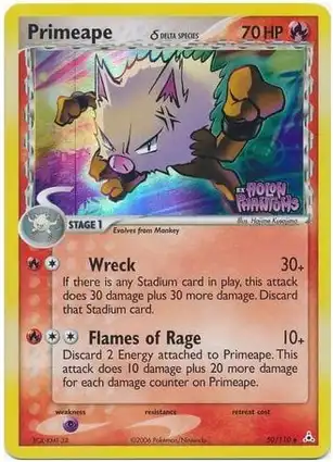 Primeape 50/110 EX Holon Phantoms