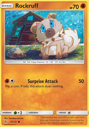 Rockruff 75/131 Forbidden Light