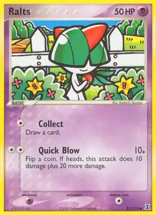 Ralts 81/113 EX Delta Species