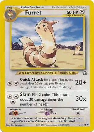 Furret 35/111 Neo Genesis