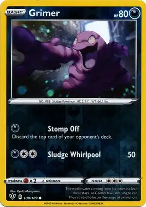Grimer 100/189 Darkness Ablaze