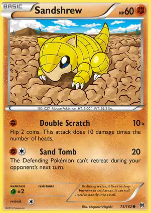 Sandshrew 75/162 BREAKthrough