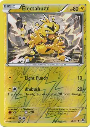 Electabuzz 29/111 Furious Fists