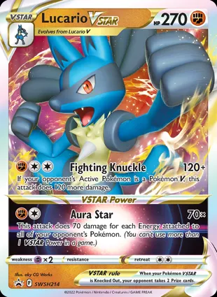 Lucario VSTAR SWSH214 Sword & Shield Promos