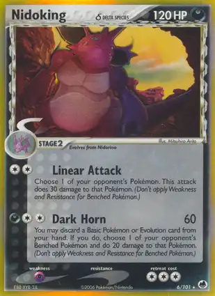 Nidoking 6/101 EX Dragon Frontiers