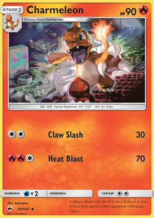 Charmeleon 19/147 Burning Shadows