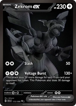 Zekrom ex 172/086 Black Bolt
