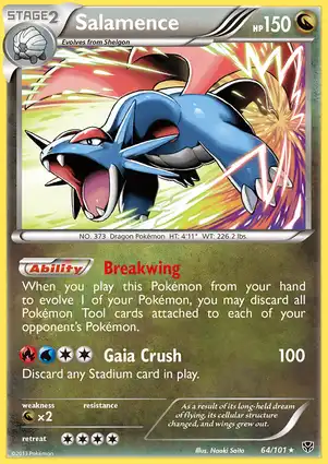 Salamence 64/101 Plasma Blast