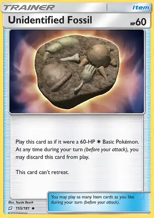 Unidentified Fossil 155/181 Team Up
