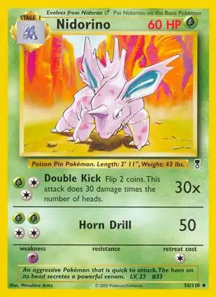 Nidorino 56/110 Legendary Collection