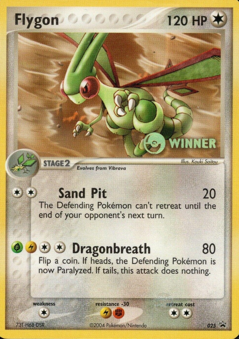Flygon 025 EX Nintendo Promos