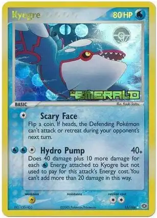 Kyogre 15/106 EX Emerald
