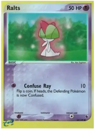Ralts 66/109 EX Ruby & Sapphire