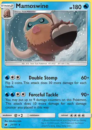 Mamoswine 21/111 Crimson Invasion