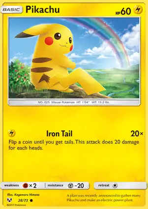 Pikachu 28/73 Shining Legends