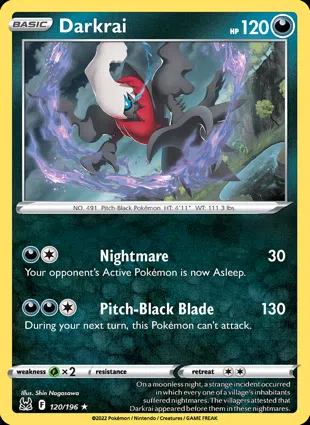 Darkrai 120/196 Lost Origin