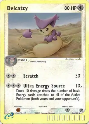 Delcatty 34/100 EX Sandstorm