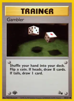 Gambler 60/62 Fossil 1st Edition