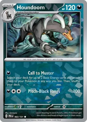 Houndoom 063/131 Prismatic Evolutions