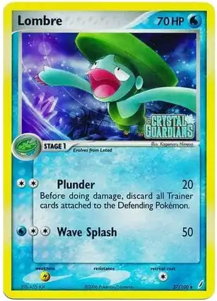 Lombre 37/100 EX Crystal Guardians