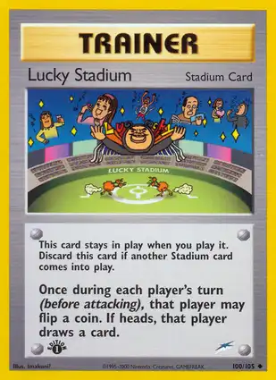 Lucky Stadium 100/105 Neo Destiny 1st Edition
