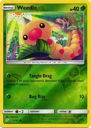 Weedle 2/181 Team Up