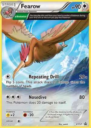 Fearow XY57 XY Promos