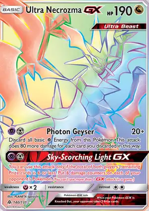 Ultra Necrozma-GX 140/131 Forbidden Light