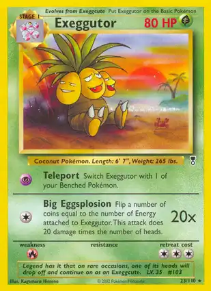 Exeggutor 23/110 Legendary Collection