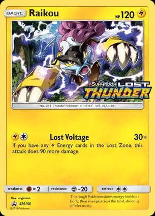 Raikou SM150 Sun & Moon Promos