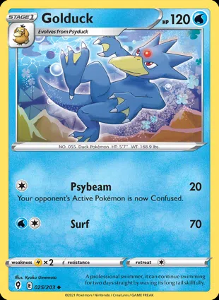 Golduck 025/203 Evolving Skies