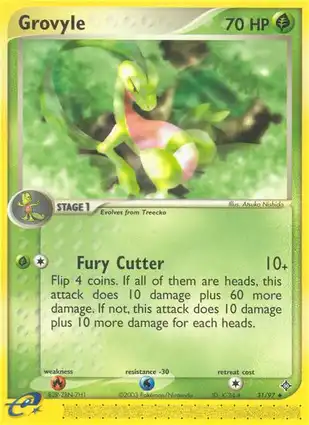 Grovyle 31/97 EX Dragon
