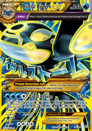 Primal Kyogre-EX 96/98 Ancient Origins