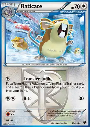 Raticate 88/116 Plasma Freeze