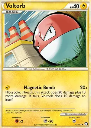 Voltorb 83/102 Triumphant