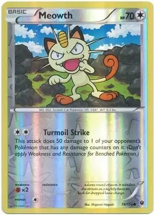 Meowth 74/124 Fates Collide