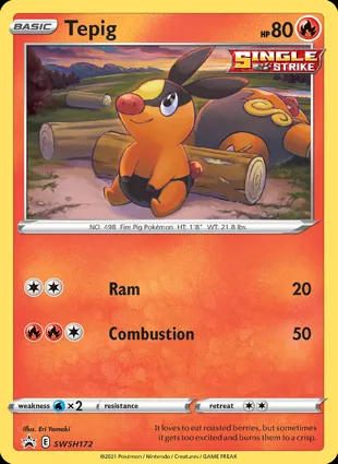 Tepig SWSH172 Sword & Shield Promos