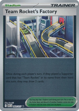Team Rocket's Factory 203/217 Ascended Heroes