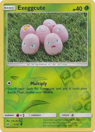 Exeggcute 1/131 Forbidden Light