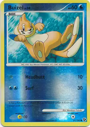 Buizel 61/106 Great Encounters
