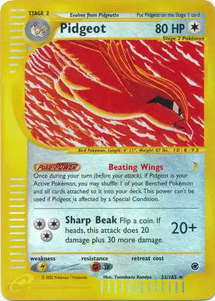 Pidgeot 23/165 Expedition Base Set