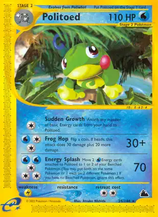 Politoed 25/144 Skyridge