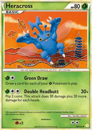 Heracross 43/123 HeartGold & SoulSilver