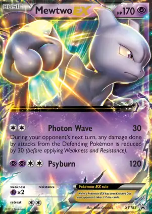 Mewtwo EX XY183 XY Promos