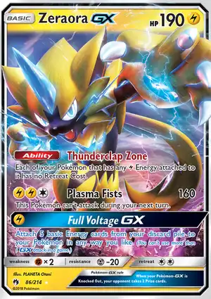 Zeraora-GX 86/214 Lost Thunder