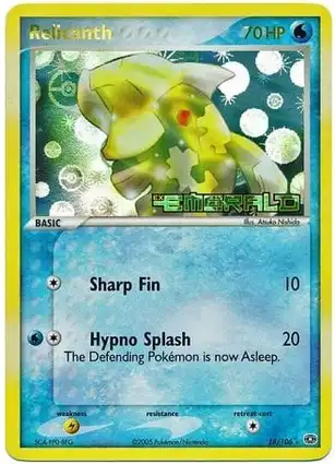 Relicanth 18/106 EX Emerald