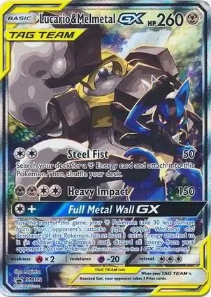 Lucario & Melmetal GX SM192 Sun & Moon Promos